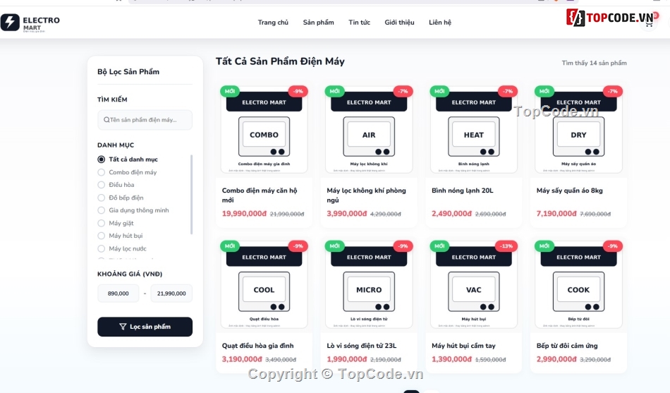 điện lạnh,bán điện lạnh,web bán điện lạnh